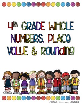 Preview of Whole Numbers, Place Value & Rounding Math Posters