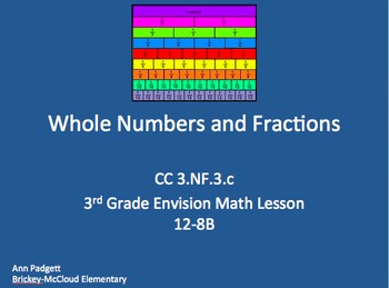 Preview of Whole Numbers and Fractions Flipchart