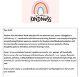 Whole School Kindness Week Lessons & Activities