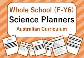 Preview of Whole School - Science Year Planners BUNDLE! (Australian Curriculum)