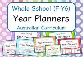 Preview of Whole School - Year Planners MEGA BUNDLE! (Australian Curriculum)