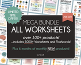 Whole Shop Therapy Worksheets Bundle, 70% OFF - Limited time only