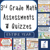 Whole Year 3rd Grade Math All Standards Assessments & Quiz