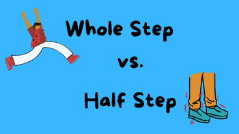 Preview of Whole and Half Steps/Intro to Scales Unit