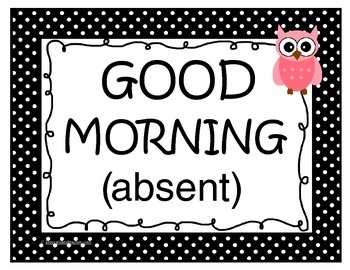 absent clipart black and white