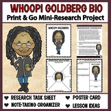 Whoopi Goldberg Bio: Print & Go Mini-Research Project (Int