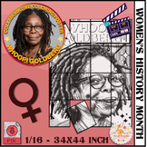 Whoopi Goldberg Collaborative Coloring Poster | Women's Hi