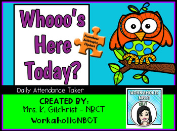 Preview of Who's Here Today? Owl Themed Attendance Taker - Promethean File