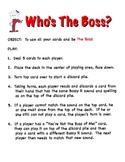 Who's the Boss?  Bossy R Game