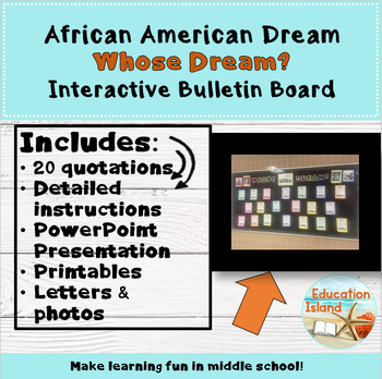 Preview of Whose Dream?  An African American inspired interactive bulletin board