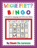 Whose Feet? BINGO {Inference Skills. Receptive and Express