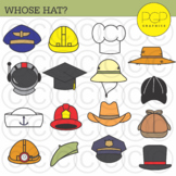 Whose Hat? Job/Work/Occupation Hat Clip Art by PGP Graphic