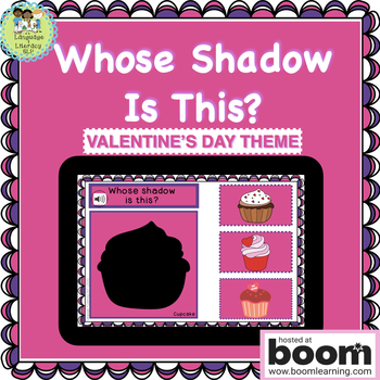 Preview of Whose SHADOW? Match Valentine's Day Shadow to Picture Possessives (Boom Cards™)