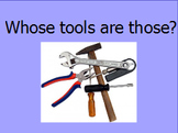 Whose tools are those a sorting activity for the community