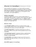 Why Am I in Counseling? A Handout for Children Template (M