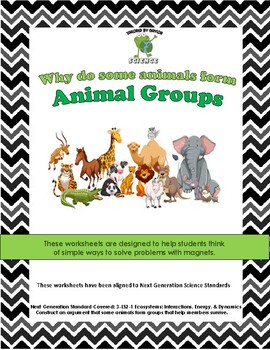 Why Animals Live In Groups Science Worksheets by Tailored By Naylor
