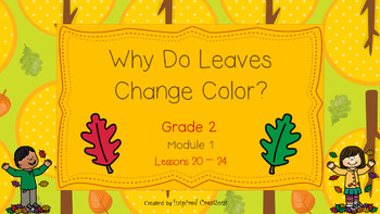Preview of Why Do Leaves Change Color? (Grade 2, Module 1 Lessons 20-24)