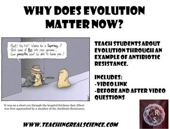 Preview of Why Does Evolution Matter Now? - A Real Life Evolution Activity