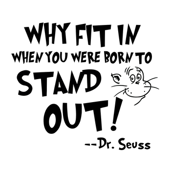 Why Fit In When You Were Born To Stand Out Dr Seuss Svg, Dr Seuss Svg
