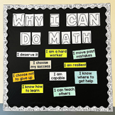 Why I CAN Do Math Bulletin Board