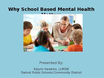 Preview of Why Mental Health Matters PowerPoint (Educator PPT for other Educators)