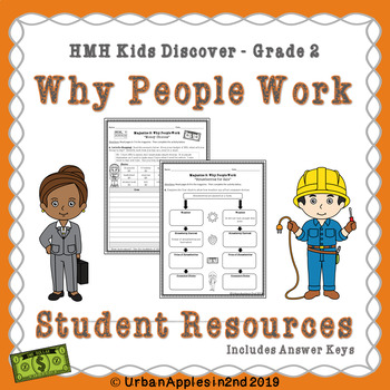 Preview of Why People Work l HMH Kids Discover l Grade 2