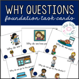 Why Question Foundation Task Cards - FREEBIE