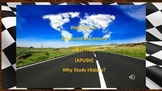 Why Study History? AP/Regents US History