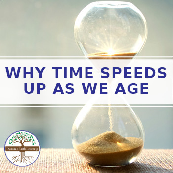 Preview of Why Time Speeds Up As We Age - Psychology Science Worksheet Printable or Google