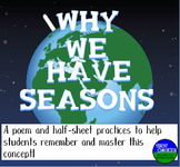 Why We Have Seasons - A poem and practice sheets for middl