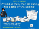 Why did so many men die at the Battle of the Somme?
