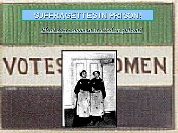 Preview of Why did suffragettes go on hunger strike in prison - campaign for the vote