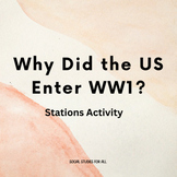 Why did the US enter WW1? Stations Activity