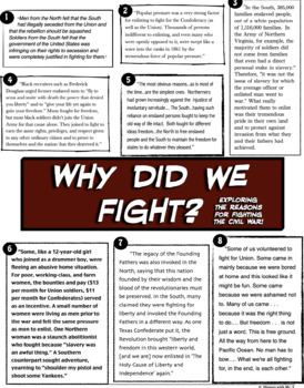 Why did we fight? Exploring investigate the reasons for fighting the