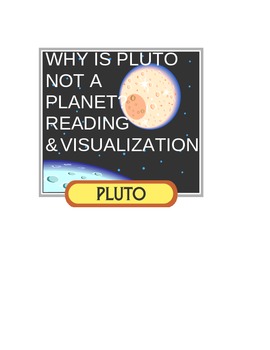 Preview of Why is Pluto NOT a Planet? -nonfiction reading and visualizing activity EDITABLE