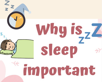 Preview of Why is Sleep Important presentation,conversation starters for Health & coaching