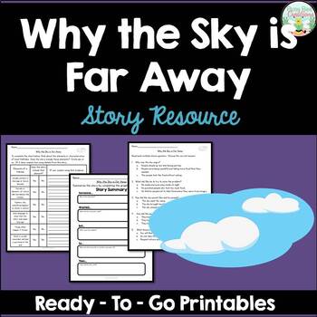 Why the Sky is Far Away Story Resource Printable PDF by Busy