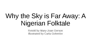 Why the Sky is so Far Away Vocabulary PowerPoint by Christopher Dunn