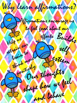 Preview of Why use affirmations? Poster