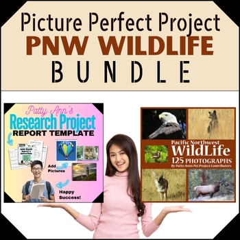 Preview of Research Project Based Learning Wildlife Animals Presentation Report Template