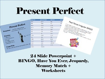 Preview of Wicked Fun English: Present Perfect Complete Package