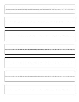 wide lined paper with boxes by jennifer paulin tpt