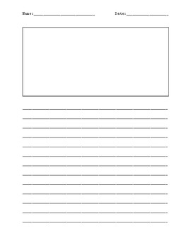 Preview of Wide Lined Writing Paper