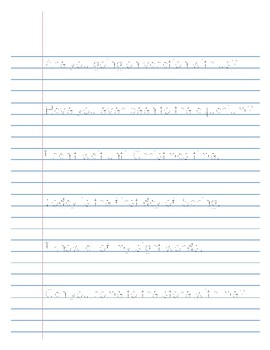 Wide Ruled Handwriting Practice Sheets by Ashleigh Marion | TpT