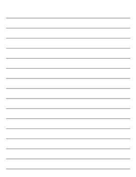 Preview of Wide ruled lined paper