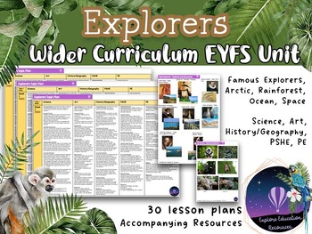 Preview of Wider Curriculum Unit: Early Explorers - 6 Weeks of Lesson Plans & Resources