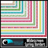Widescreen 16:9 Spring Borders - Google Slides™ and PowerPoint™
