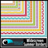 Widescreen 16:9 Summer Borders - Google Slides™ and PowerPoint™