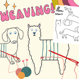 Wiener Dog & Llama Weaving Art Project!