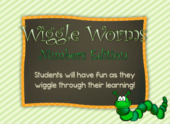 Preview of Wiggle Worms Interactive Review |  Numbers